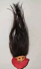 Vintage 1960s DAM TROLL DOLL Super Long Hair, Glass Eyes C64