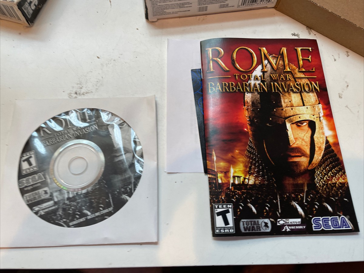 Rome Total War + Expansion Pack Barbarian Invasion for PC - Rated