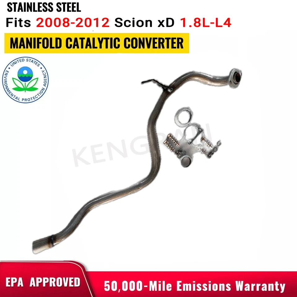 Convertidor catalítico-convertidor de escape de ajuste directo se adapta a 08-12 Scion xD 1,8 L-L4 Foto 3 de 4