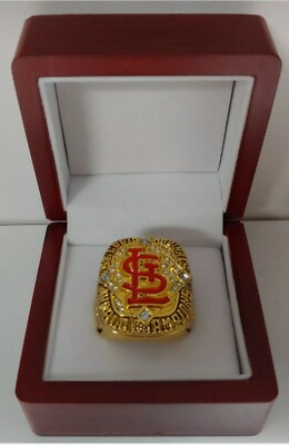Albert Pujols- 2006 St Louis Cardinals World Series Ring With Wooden Display Box