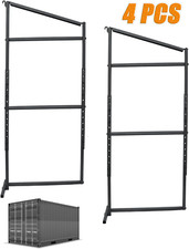 24"x60" Shipping Container Shelving Shelf Bracket Steel Universal Pack of 4 New