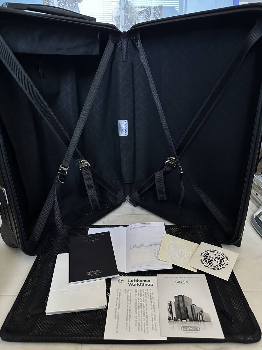 RIMOWA x Lufthansa Carry-On Suitcase 32L Silver with Dividers
