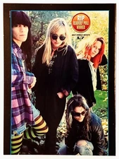 L7~BEST FEMALE ARTIST~1994 POSTER~FULL PAGE MAGAZINE PINUP CLIPPING~DONITA SPARK