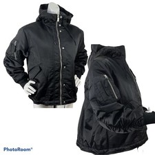 Hunter Jacket Women Sz S Refined Insulated Boxy Bomber Oversized Black $300 Nwt