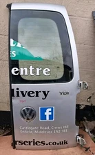 Rear door VOLKSWAGEN CADDY Silver Right Drivers O/S 2004-2015
