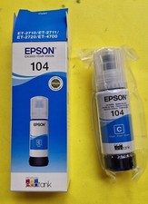 EPSON 104 CYAN INK BOTTLE MUST HAVE REAL DEAL