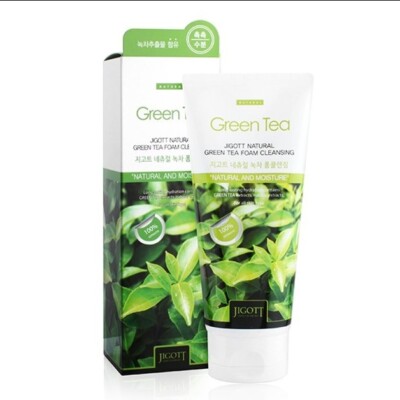 Jigott Natural Foam Cleansing 180ml #Green Tea Foam Cleanser  Cleansing Foam
