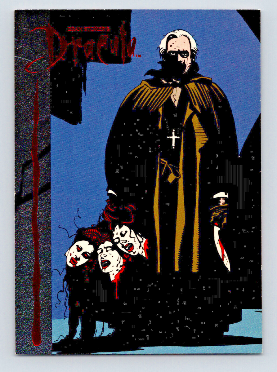 Dracula topps カード　1〜100 フルコンプ　Vintage 映画 1992 Topps Bram Stoker's Dracula #100 Van Helsing Victorious Card