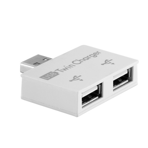 micro USB Splitter USB a 2 porte Adattatore multiporta Hub caricatore USB - Bild 5 von 10