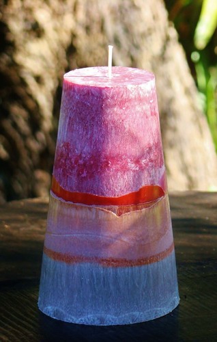 Huge 220hr FRENCH LAVENDER Natural Triple Scented Cone CALMING RELAXATION CANDLE - Picture 12 of 12