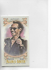 2021 Topps Allen & Ginter Marc Anthony Mini Parallel Card