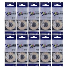 10PK Black on Clear Tape Cartridge XR-9X for Casio KL60 EZ Label 9mm