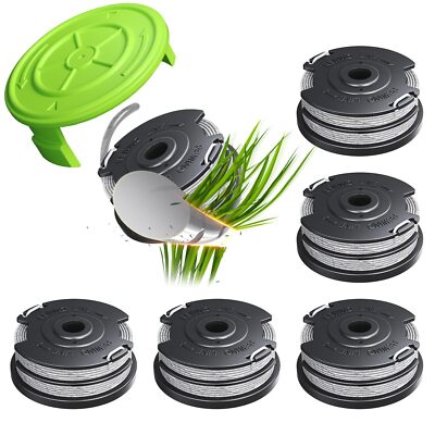 Eventronic 7 Pack Weed Wacker String for Greenworks Weed Eater, 0.065'' 18ft Dual