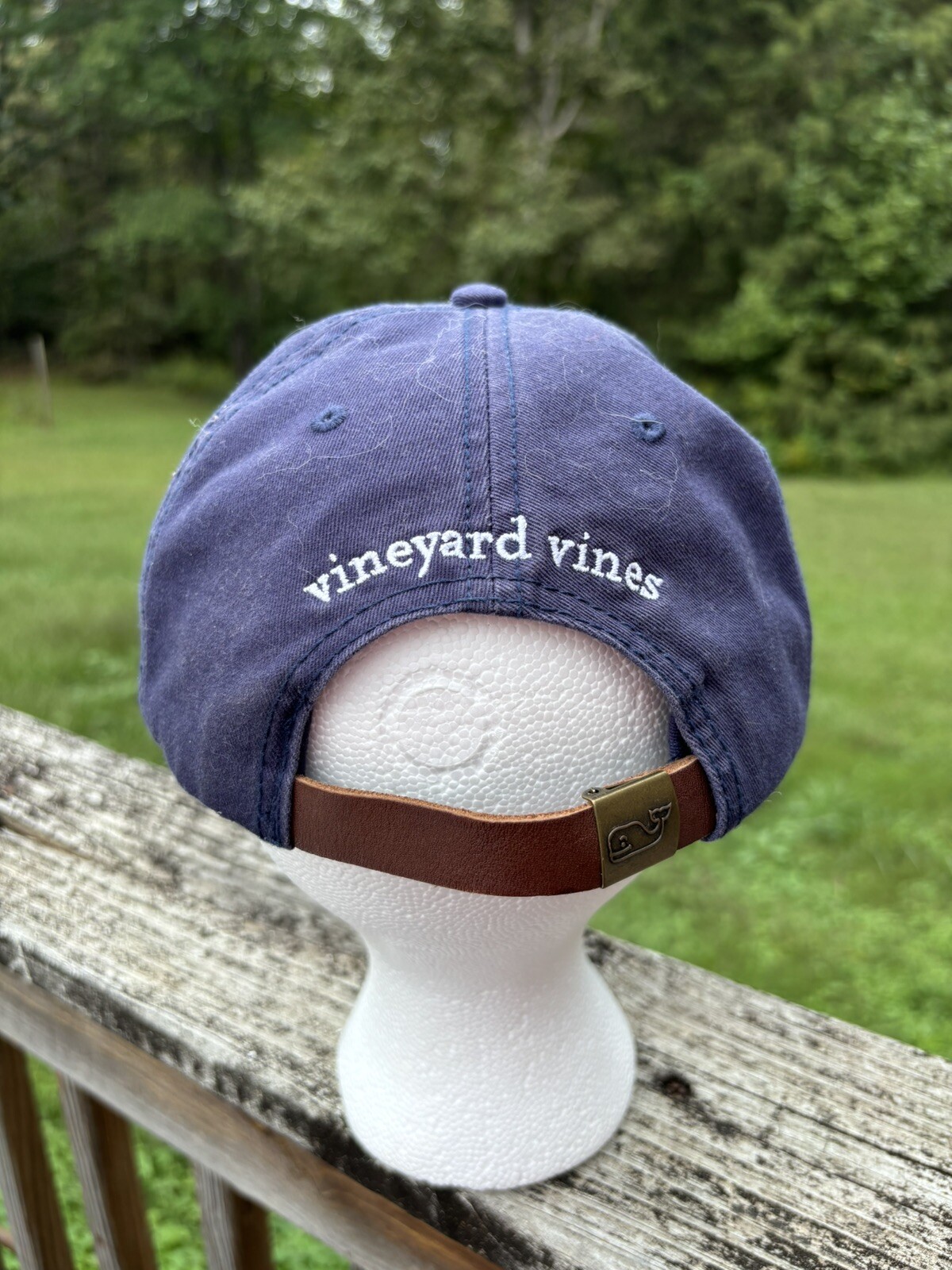 Vineyard Vines Leather Patch Baseball Cap - image 2