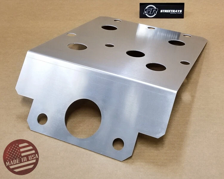 [SR] PROTETOR DE PLACA DE DERRAPAGEM FRONTAL YAMAHA RHINO 06-13 450 660 700 UTV ATV (0,090 de espessura) - Imagem 2 de 3