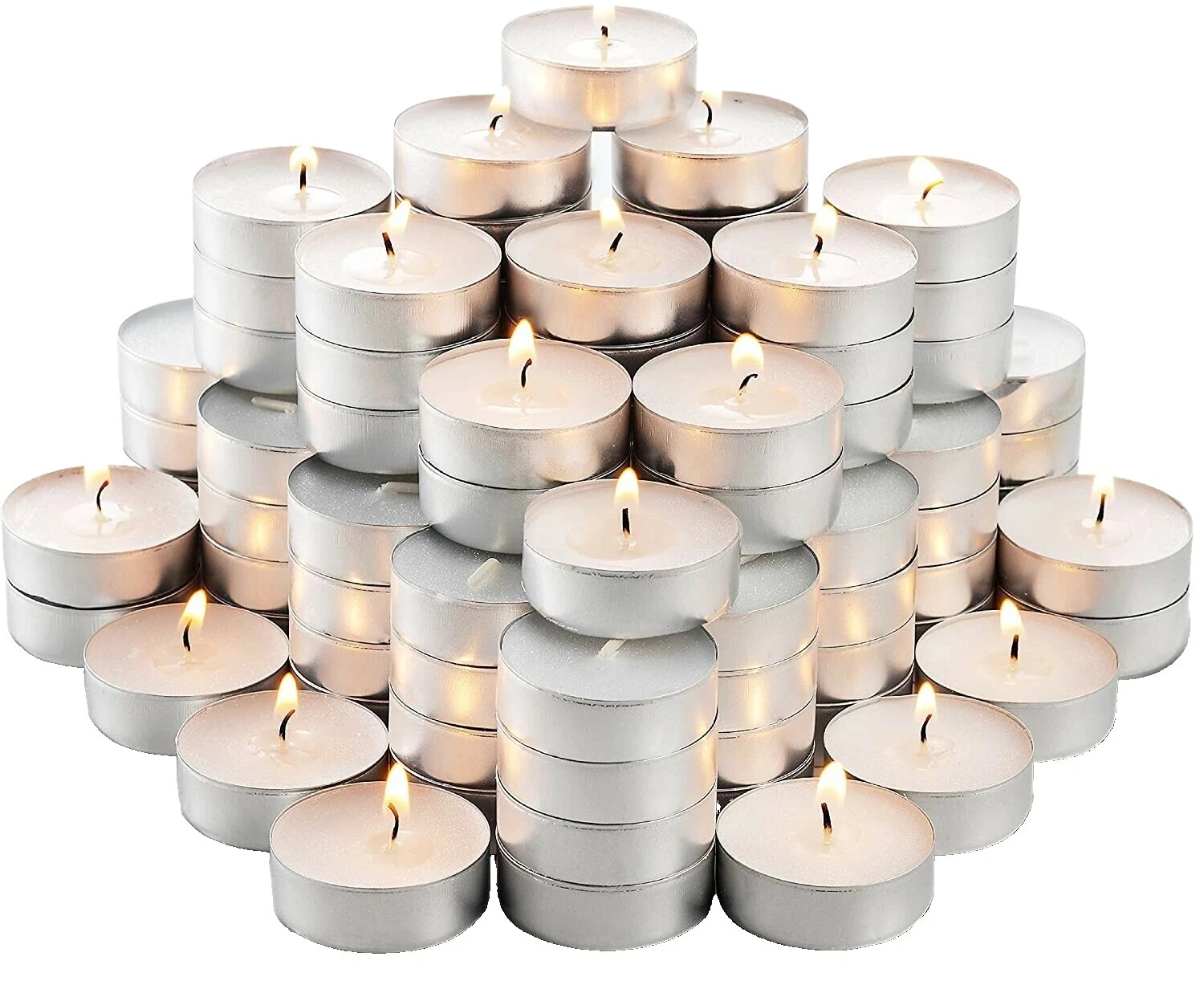Velas a granel White Cera de parafina Velas decorativas