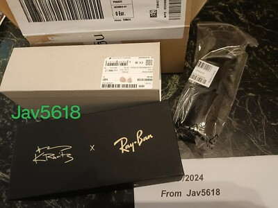 RAYBAN SUNGLASSES GOLD 18kt LENNY KRAVITZ LIMITED EDITION 1000