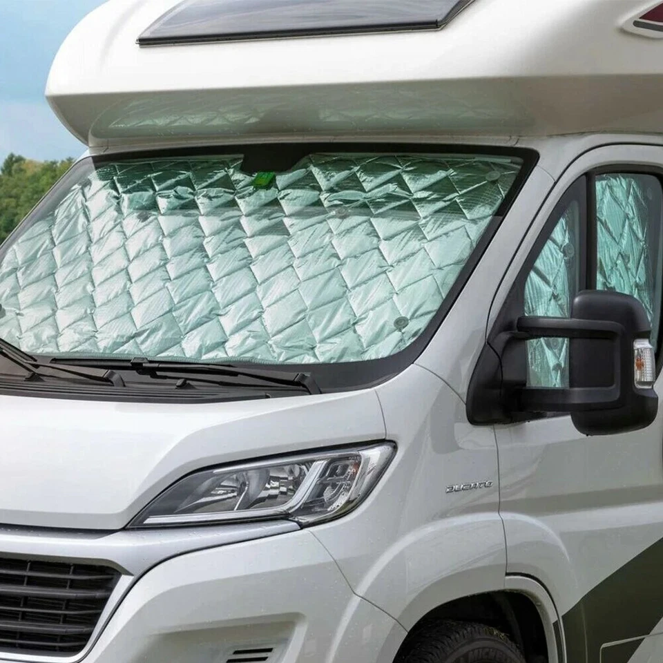 Car Sun Visors Internal Thermal Blinds Sunshades Cover For Fiat Ducato 2006-2022 Foto 4 de 4
