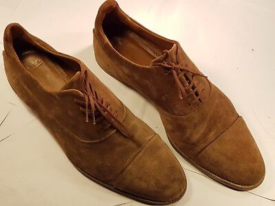 ZARA MAN Mens Suede Brown Lace Up Shoes 