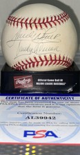 Sandy Alomar Jr/Sandy Alomar Sr Signed Autographed ONL Baseball PSA/DNA COA
