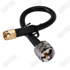 SMA Male to UHF PL-259 Male Plug Adapter RF Pigtail Coax Cable KSR195 50cm to 5m