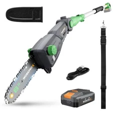 WORKPROX 20V 4.0Ah Cordless Pole Saw 8" Electric Pole Chainsaw w/15 FT Max Reach