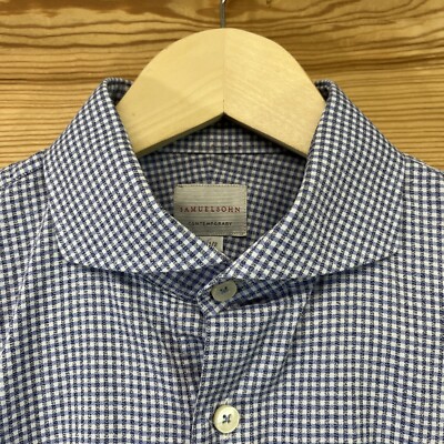 samuelsohn dress shirts Samuelsohn Contemporary Fit Jersey Knit Dress Shirt In Navy - 20% Off