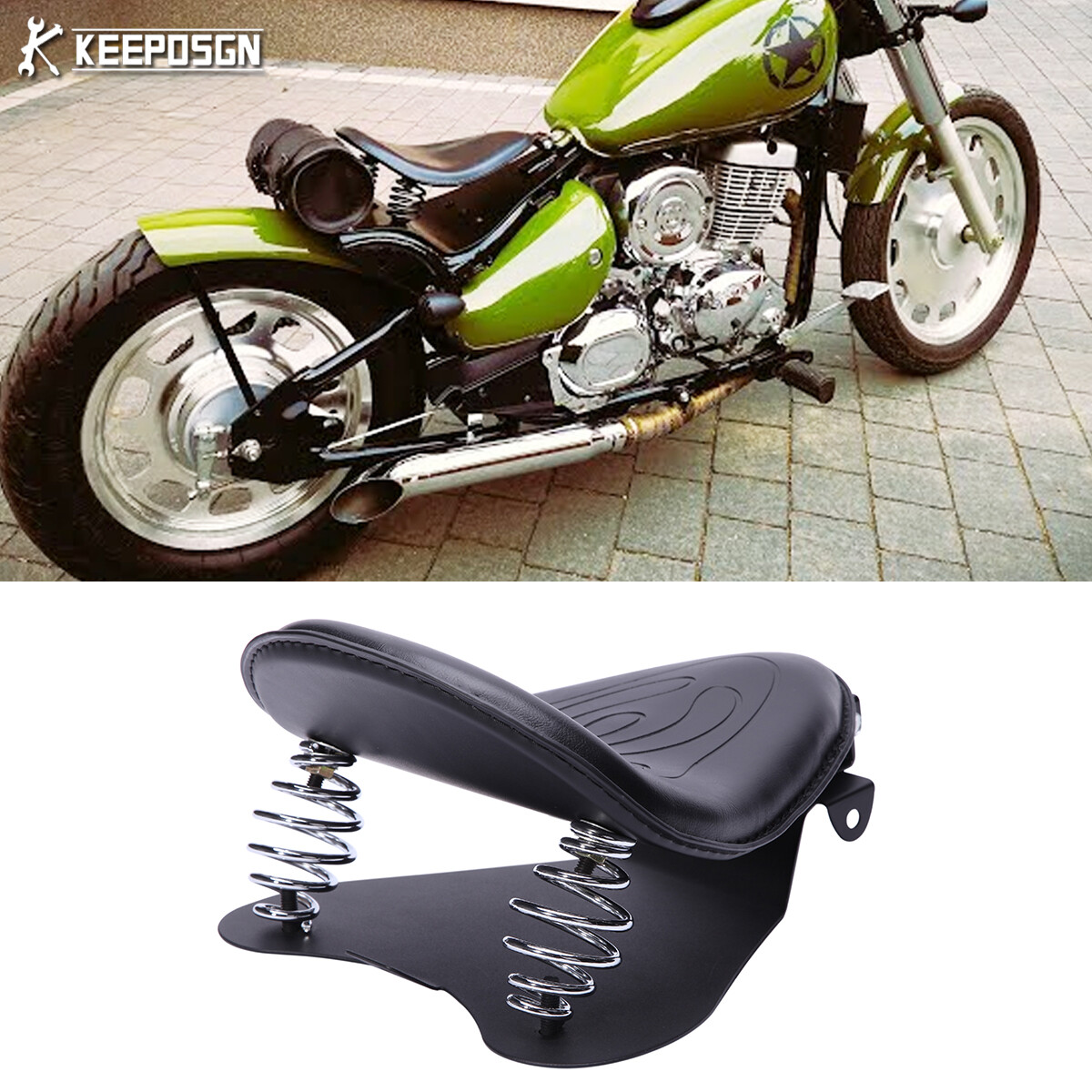 Chopper Bobber Driver Seat Solo Seat Spring Base For Daelim