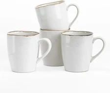 famiware Aurora Coffee Mugs, 14oz Mug Set of 4, Stoneware Mug, Cups for Kitchen,