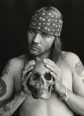 【当時物】1980s Ross Perez大判両面印刷（50×70cm） 525697 AXL ROSE 80s 90s Retro Vintage Photo 24x18 WALL PRINT