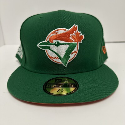 TORONTO BLUE JAYS New Era 59FIFTY Green Fitted Hat Size 7 3/4 '91 All-Star Game