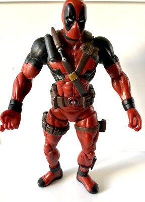 Marvel DEADPOOL Action Figure 2012 Diamond Select Toys 8  Tall Red With Black