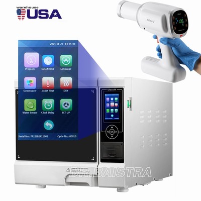 22L Dental Autoclave Medical Steam Sterilizer Class B Steam/Unit Digital machine