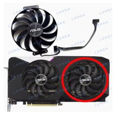 DUAL OC V2 Graphics Card Fan For ASUS RTX3060 Toothed Shark RTX3070 3060ti LHR