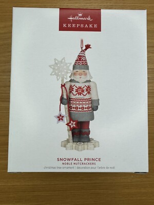 HALLMARK 2023  Snowfall Prince  Nutcracker 5th In Series Ornament New In Box