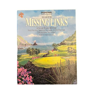 Missing Links 500 piece mystery jigsaw puzzle by bePuzzled NIB