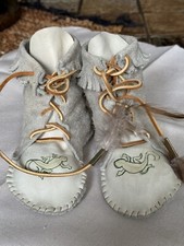 Native American Navajo Hand Made Children's Moccasins