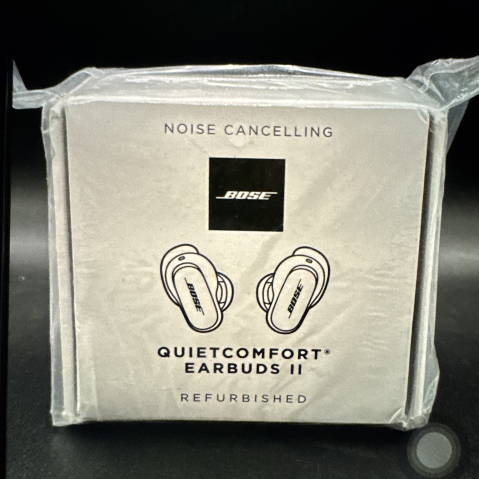 Bose Noise Canceling Quietcomfort Earbuds II FR Sealed Box Soapstone Authentic-image