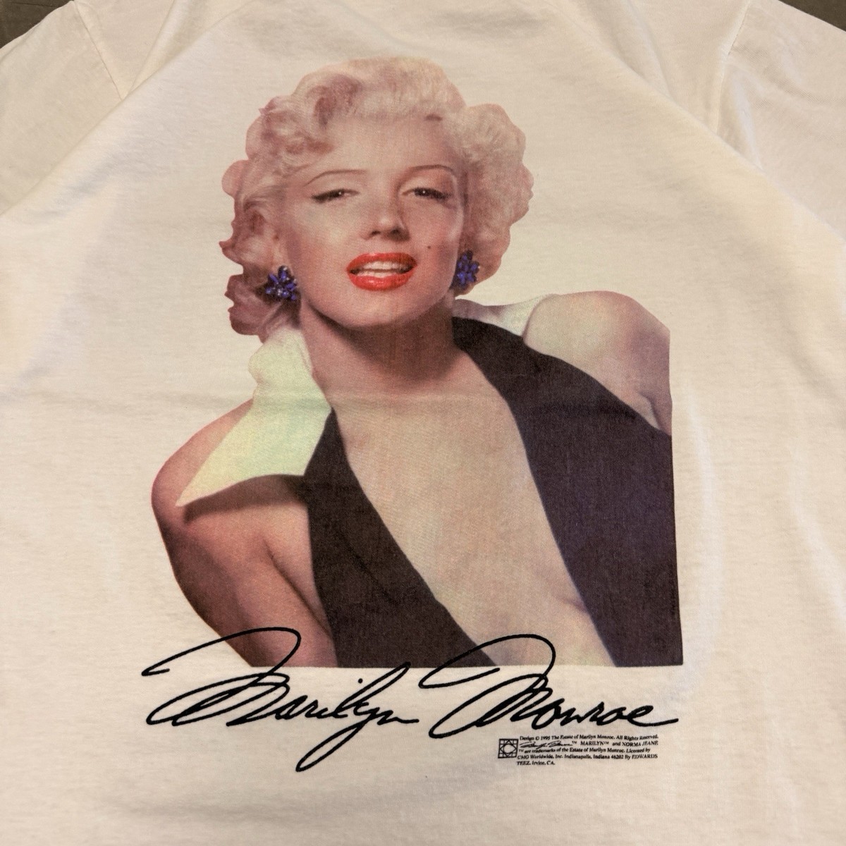 1995 Marilyn Monroe Vintage Tシャツ Ｌ　90s Vintage 1995 Marilyn Monroe Big Face T-Shirt | eBay