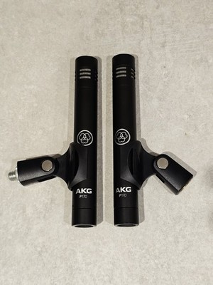 AKG P170 Hochwertiges Kondensatormikrofon mit kleiner Membran und Clip X 2