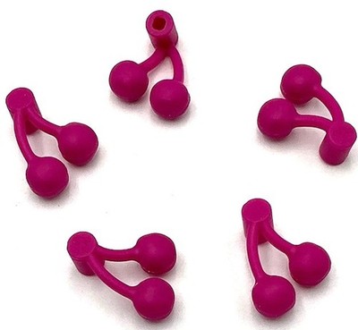 Lego 5 New Magenta Cherries Cherry Pair Parts | eBay