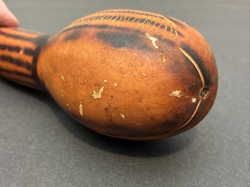 Vintage/Usato*Set/Coppia di 2 Maracas Arte Popolare Messicana a Tema Pesce - Foto 8 di 8