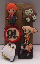 Set of 6 Shoe Charms for Crocs Featuring Harry Potter and Friends A5 