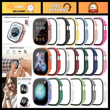 20 Pack Protective Case for Apple Watch Ultra 49mm  Tempered Glass Screen Prote
