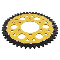 Kettenrad Alu Gold 46-ZäHne 520-Teilung FüR Kawasaki Z 750 M ABS Bj. 2007-2014