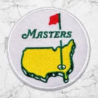 MASTERS GOLF PGA EMBROIDERED IRON ON PATCH 3" ROUND FREE SHIPPING