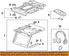 GM OEM 03-26 ATS Front Lamps Headlamp Components-Headlamp Assy U-Nut 11548581