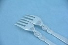 2 Georg Jensen Cactus Sterling Silver 6-1/4" Seafood Oyster Fork No Monogram — photo 5