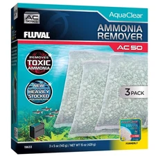 Fluval Ammonia Remover for AC50 Power Filter 3 pack