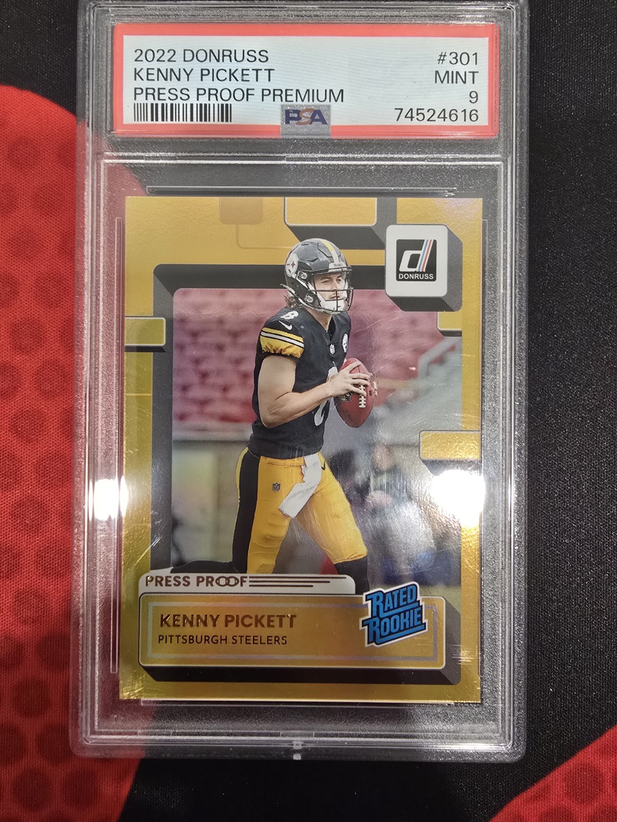 2022 Panini Donruss - Rated Rookie Kenny Pickett #301 Press Proof Premium (RC)